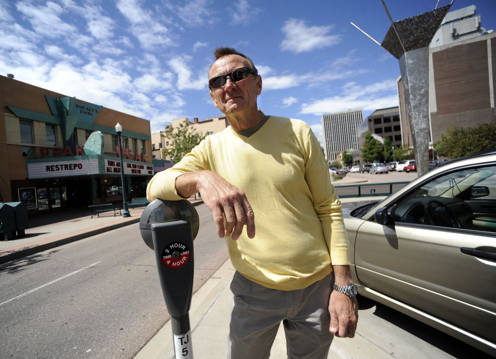 Kimball's Peak Three parking meters (copy)